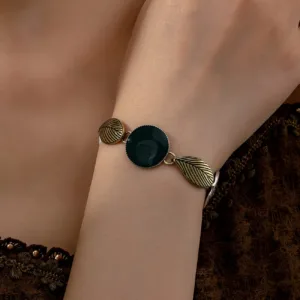 Adjustable Leaf Design Bracelet